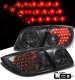 Mazda 3 Hatchback 2003-2006 Smoked LED Tail Lights