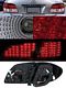 Infinite I30 2000-2004 Red and Clear LED Tail Lights