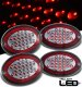 Chevy Corvette C5 1997-2004 Depo Black LED Tail Lights