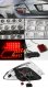 Mercedes Benz C Class 2008-2010 Black LED Tail Lights