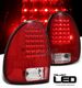 Dodge Caravan 1996-2000 Red LED Tail Lights