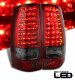 Chevy Tahoe 2007-2009 Red and Smoked LED Tail Lights