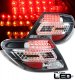 Mercedes Benz C Class 2008-2010 Black LED Tail Lights