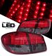 Infiniti I30 2000-2004 Red and Smoked LED Tail Lights