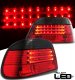 BMW E38 7 Series 1995-2001 Red and Smoked Neon Tube LED Tail Lights