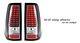 Chevy Silverado 1999-2006 Black LED Tail Lights