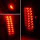Chevy Silverado 1988-1998 Red and Clear LED Tail Lights