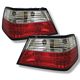 Mercedes Benz E Class 1986-1995 Red and Clear LED Tail Lights