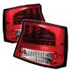Dodge Charger 2006-2008 Red and Clear LED Tail Lights