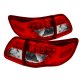 Toyota Corolla 2009-2011 Red and Clear LED Tail Lights