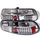 Honda Civic Hatchback 1992-1995 Clear LED Tail Lights