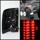 GMC Sierra 3500HD 2007-2013 Red and Smoked LED Tail Lights