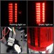 Chevy Silverado 2500HD 2007-2013 Red and Clear LED Tail Lights