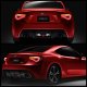 2013 Scion FRS Red LED Tail Lights