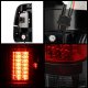Ford F350 Super Duty 2008-2014 Red and Smoked LED Tail Lights