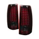 GMC Sierra 2003-2006 Red and Smoked LED Tail Lights