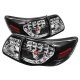 Toyota Corolla 2009-2011 Black LED Tail Lights