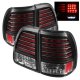 Toyota Land Cruiser 1998-2005 Black LED Tail Lights