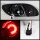Toyota Corolla 2003-2008 Red and Clear LED Tail Lights