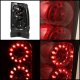 Dodge Ram 3500 1994-2002 Red Smoked Ring LED Tail Lights