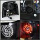 Land Rover Range Rover Sport 2006-2009 Black LED Tail Lights