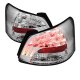 Toyota Yaris Sedan 2007-2009 Clear LED Tail Lights