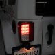 Jeep Wrangler JK 2007-2015 Red and Clear LED Tail Lights
