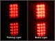 Ford F150 2009-2014 Red and Smoked LED Tail Lights