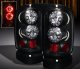 Dodge Ram 3500 1994-2002 Black Ring LED Tail Lights