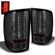 GMC Sierra 2007-2013 Smoked LED Tail Lights