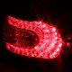 Toyota FJ Cruiser 2007-2014 Red and Clear LED Tail Lights