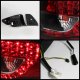 Toyota Corolla 2009-2011 Red and Clear LED Tail Lights