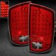 Dodge Ram 2002-2006 Red and Clear LED Tail Lights