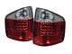 Chevy S10 1994-2004 Red and Clear LED Tail Lights