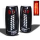 Chevy Silverado 1988-1998 Black LED Tail Lights