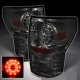 Toyota Tundra 2007-2013 Smoked Ring LED Tail Lights