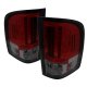 Chevy Silverado 2010-2011 Red and Smoked LED Tail Lights