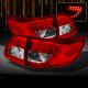 Toyota Corolla 2009-2011 Red and Clear LED Tail Lights