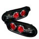 Mazda RX7 1993-1995 Black LED Tail Lights