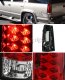 Chevy 3500 Pickup 1988-1998 Red and Clear LED Tail Lights