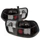 Honda Civic Sedan 1996-1998 Black LED Tail Lights