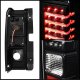 Hummer H3 2006-2010 Black LED Tail Lights