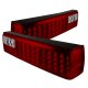 Ford Mustang 1987-1993 Red and Clear LED Tail Lights