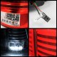 Toyota Land Cruiser 1998-2005 Red and Clear LED Tail Lights