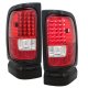 Dodge Ram 3500 1994-2002 Red and Clear LED Tail Lights