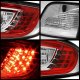 Mazda 3 Sedan 2003-2008 Red and Clear LED Tail Lights