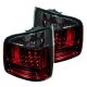 Isuzu Hombre 1996-2000 Red and Smoked LED Tail Lights