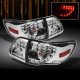 Toyota Corolla 2009-2011 Clear LED Tail Lights