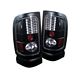 Dodge Ram 1994-2001 Black LED Tail Lights