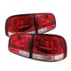 VW Touareg 2003-2007 Red and Clear LED Tail Lights